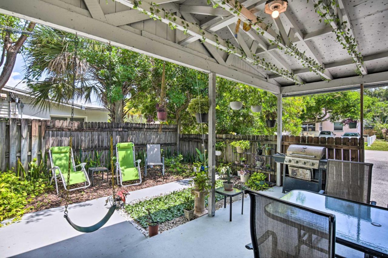 Shady And Eclectic Fort Lauderdale Dwelling With Yard! Экстерьер фото